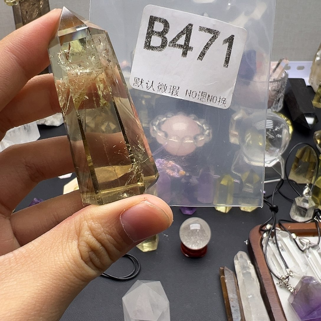 水晶未镶嵌珠宝半成品