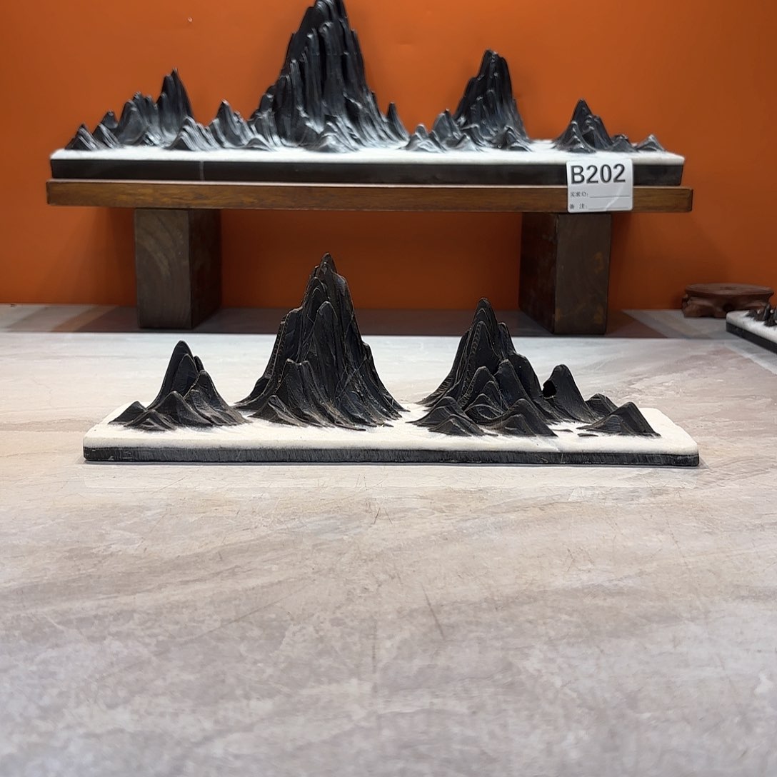 摆件雪**舞灵璧石奇石摆件