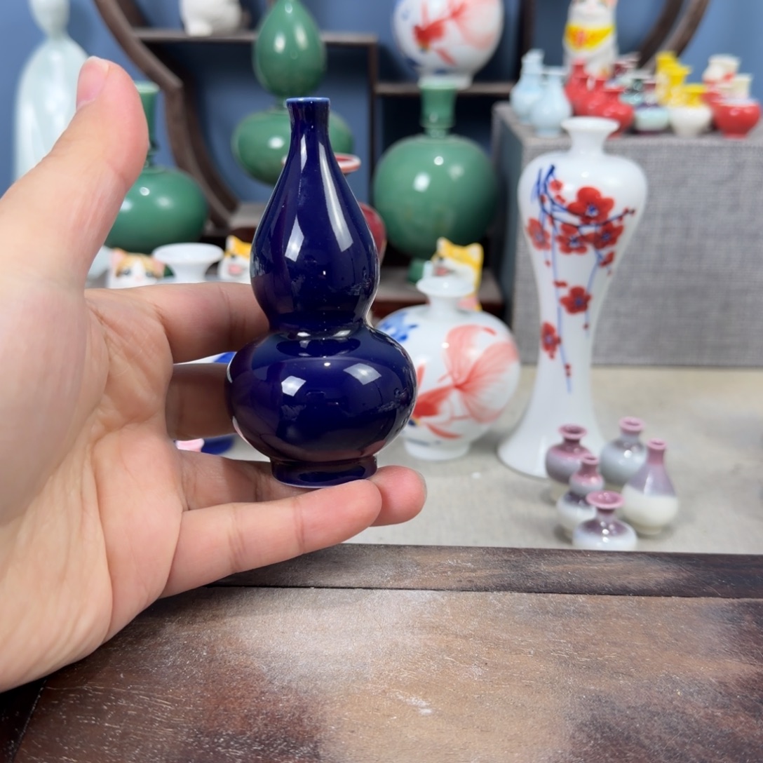 陶瓷手工小花器摆件