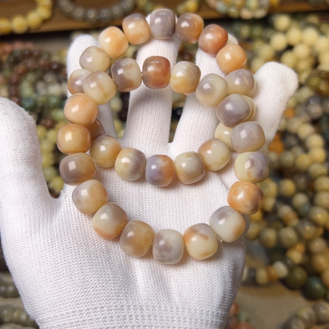 木粉紫莫奈桶珠卡13