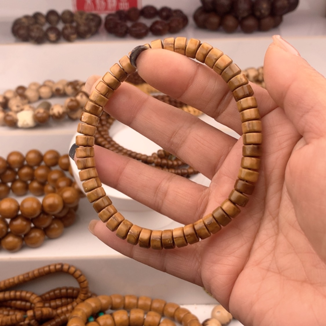 【闪购商品】紫金鼠手串实心纯肉薯片7*3.5