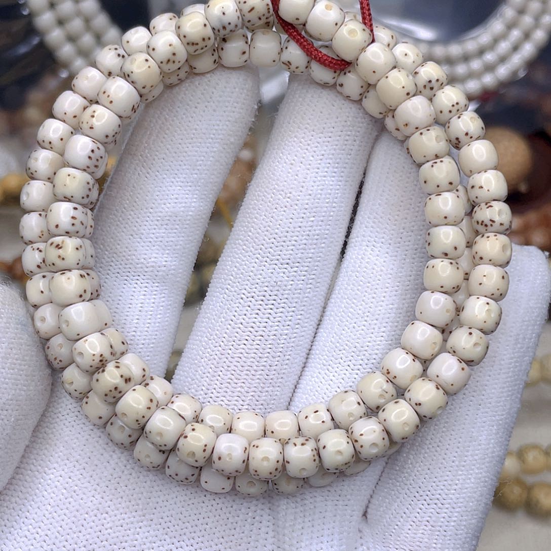 星月菩提吊坠一*鱼5x6半壁留白108