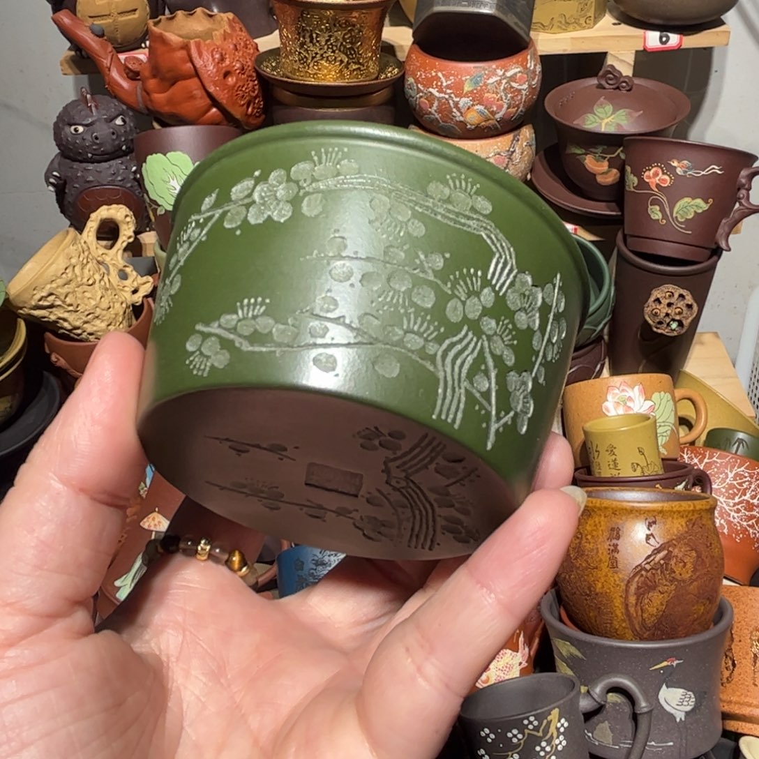 紫砂茶杯宜兴紫砂主人杯