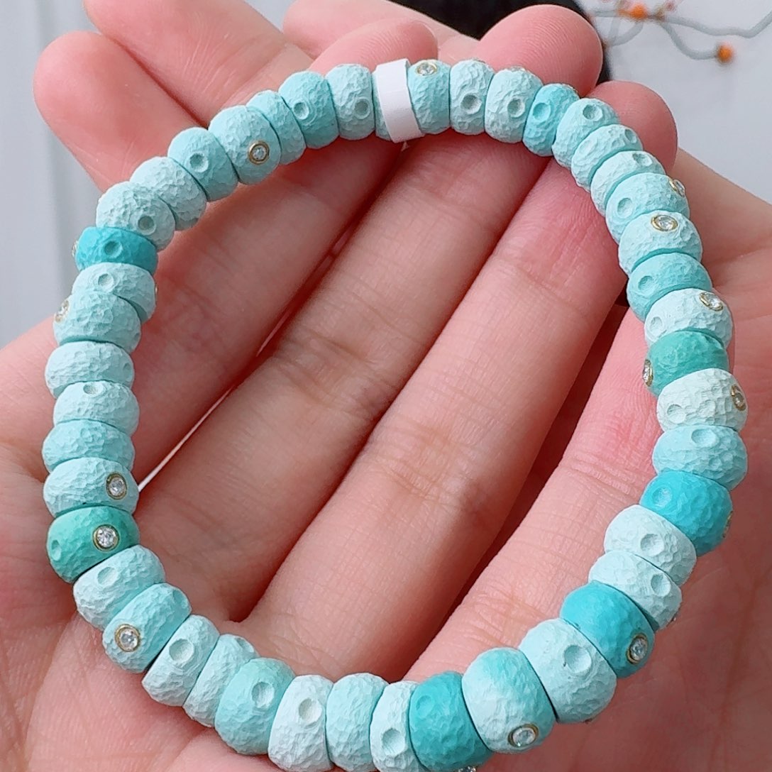 未镶嵌绿松石珠宝奇石