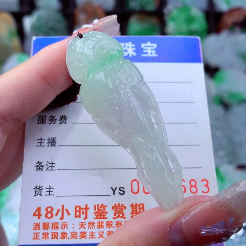 【闪购商品】翡翠颈饰未镶嵌挂件