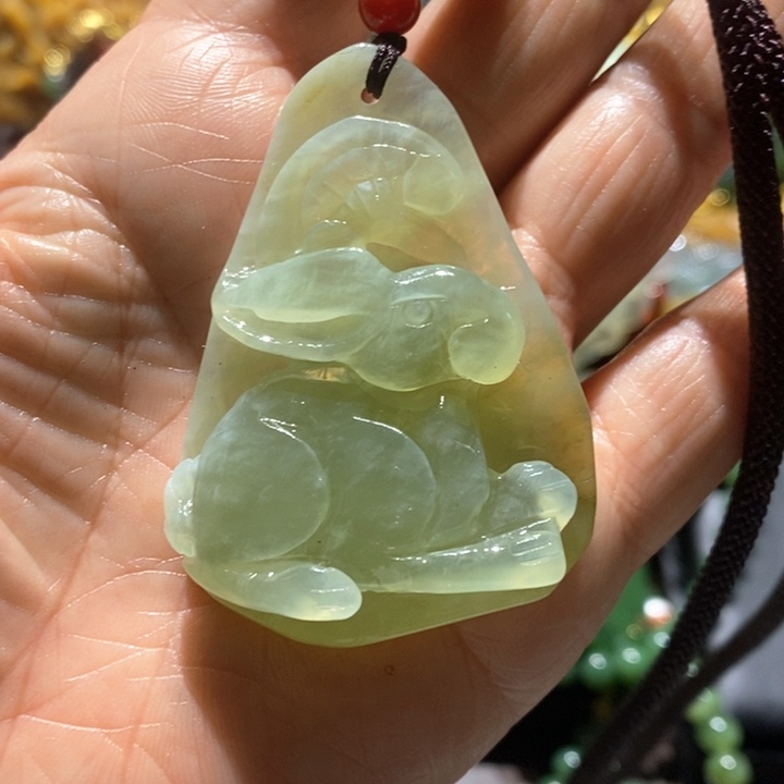 岫玉毛衣链未镶嵌