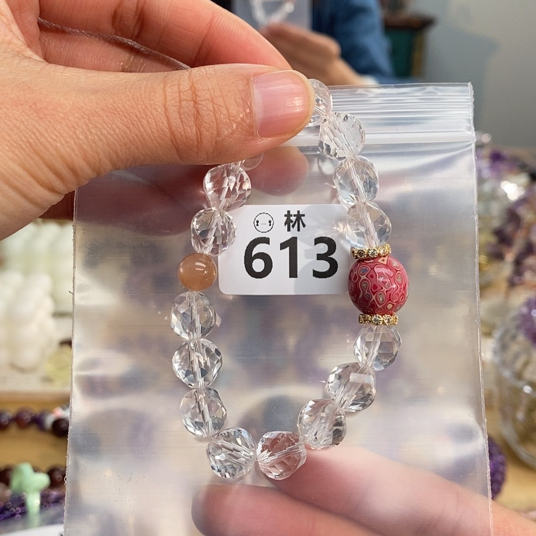 水晶手链未镶嵌多样性发一