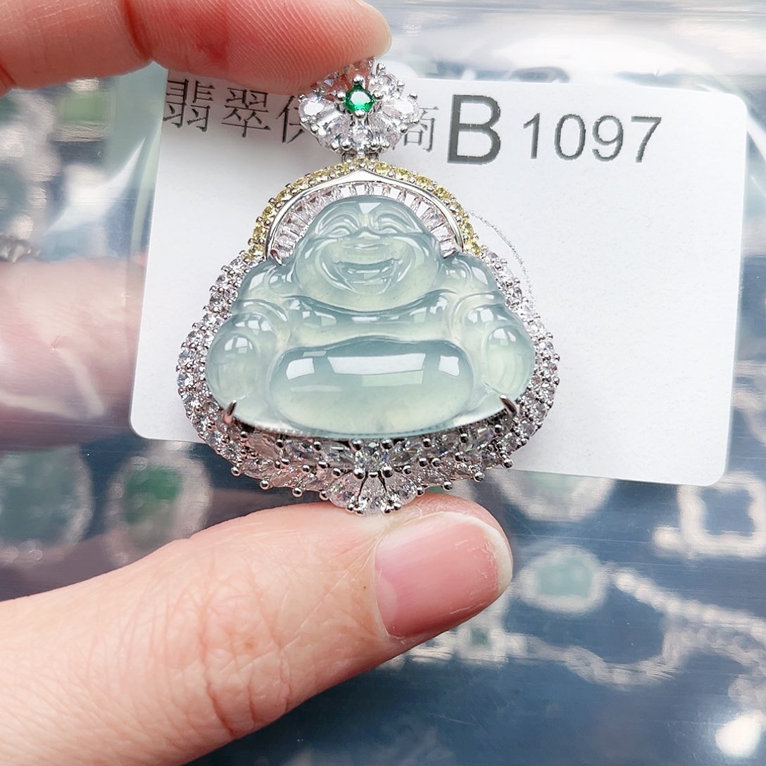 翡翠颈饰未镶嵌翡翠1097