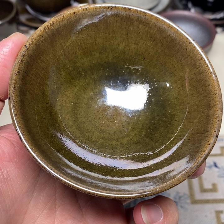 茶盏盏心茶器放漏了