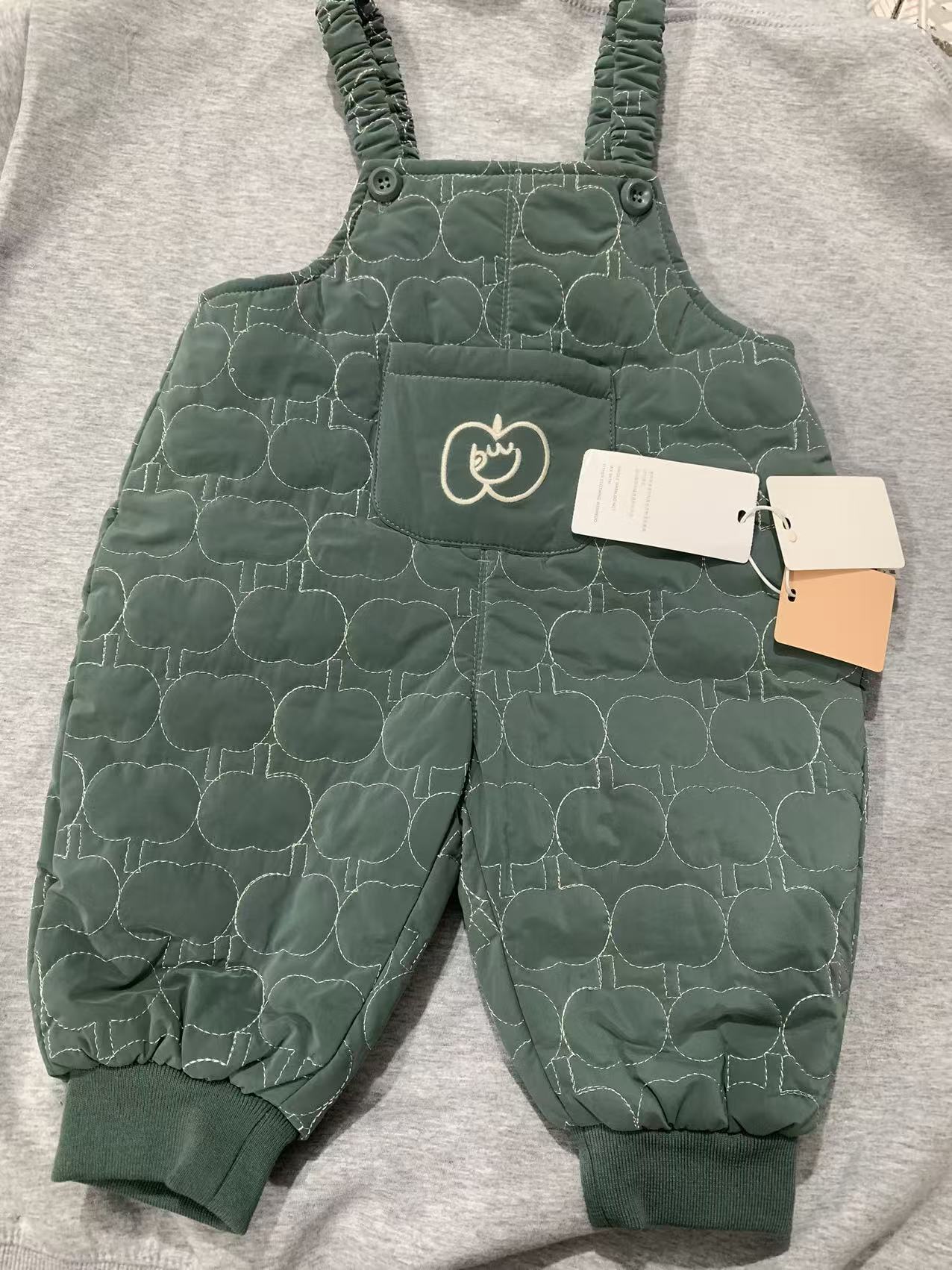 甜尔酱童装福利【youzi苹果背带裤】