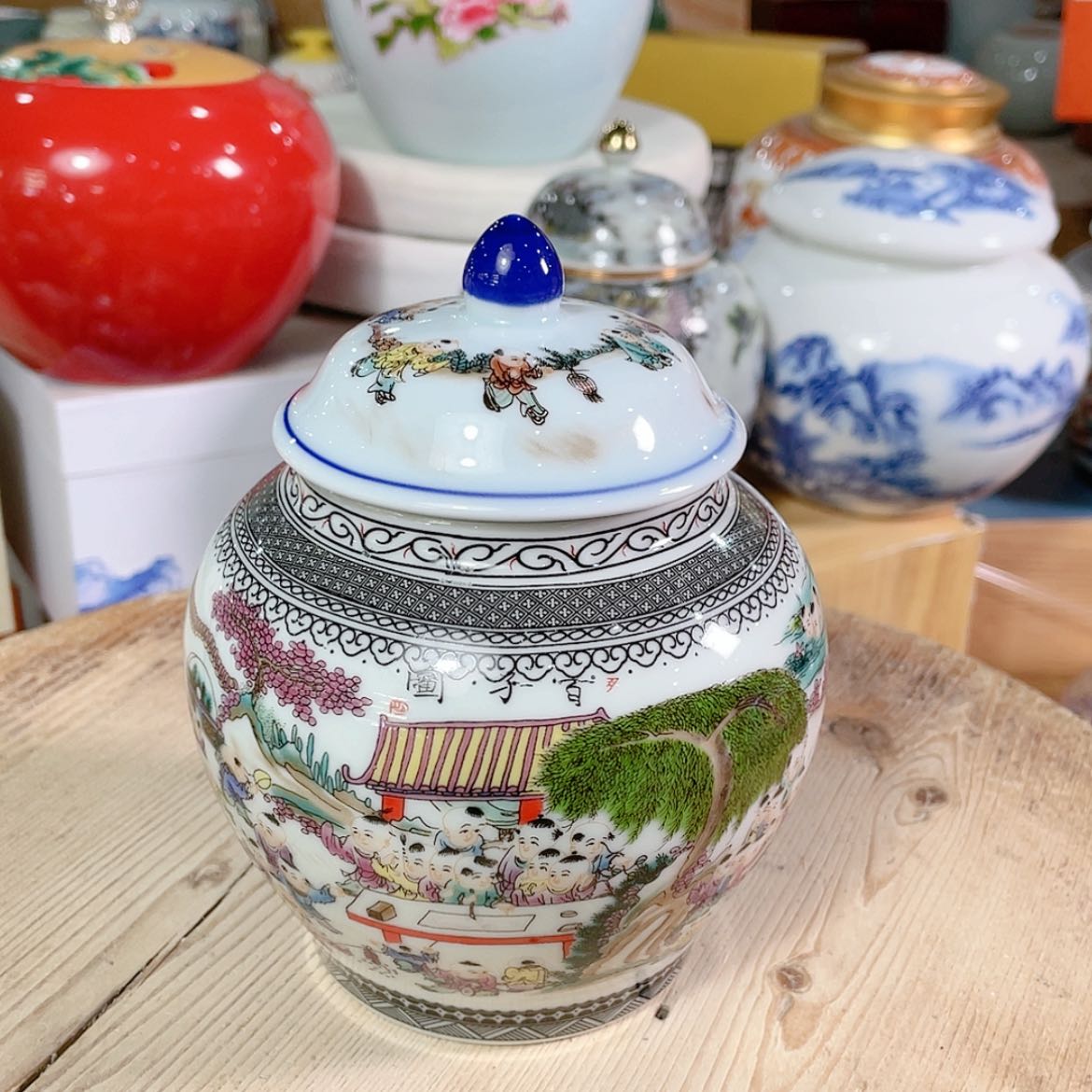 【闪购商品】罐陶瓷茶叶罐密封罐