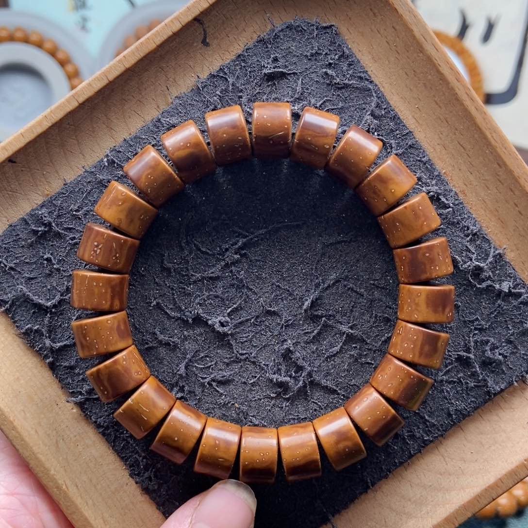 紫金鼠手串12mm实心鼠片