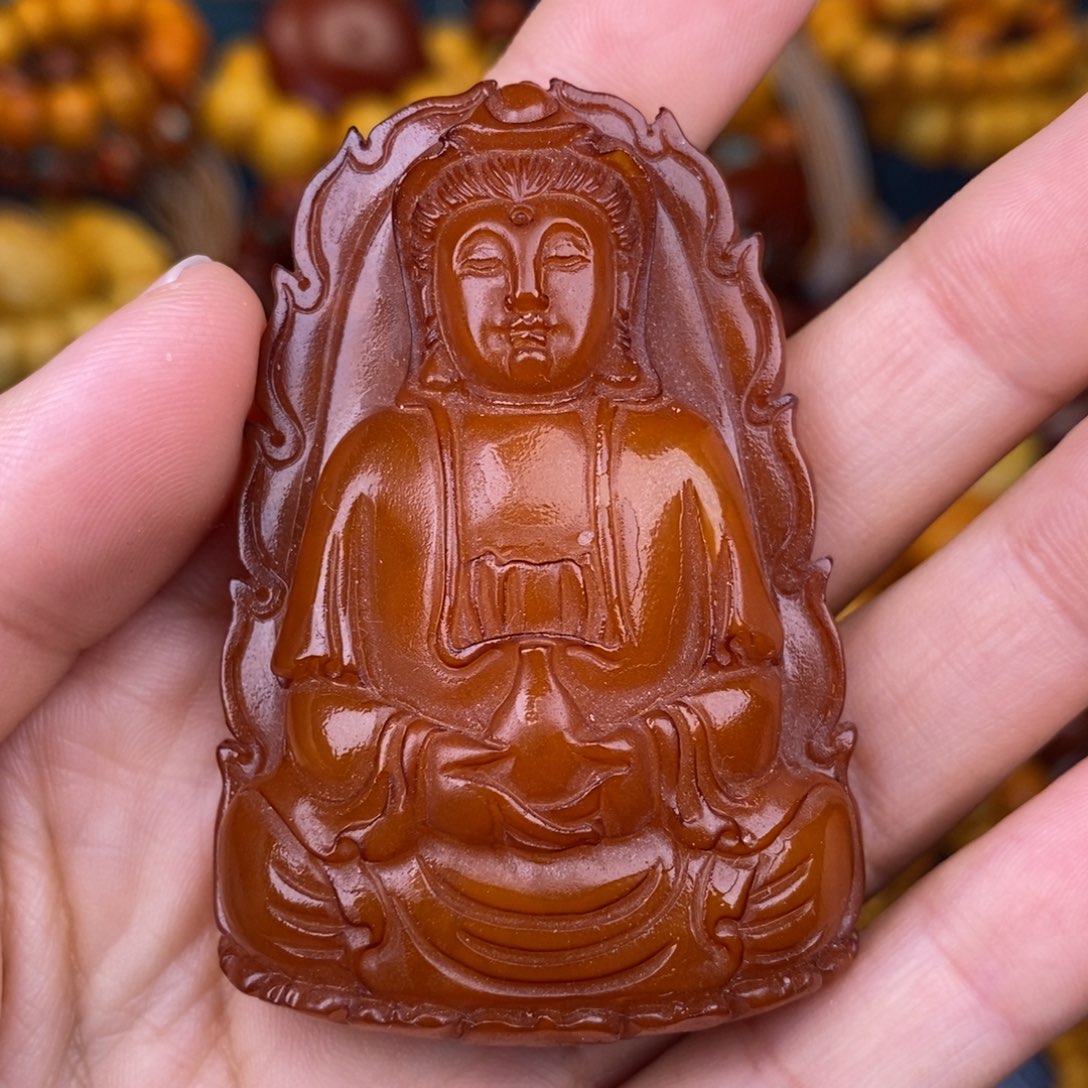 蜜蜡裸石未镶嵌蜜蜡