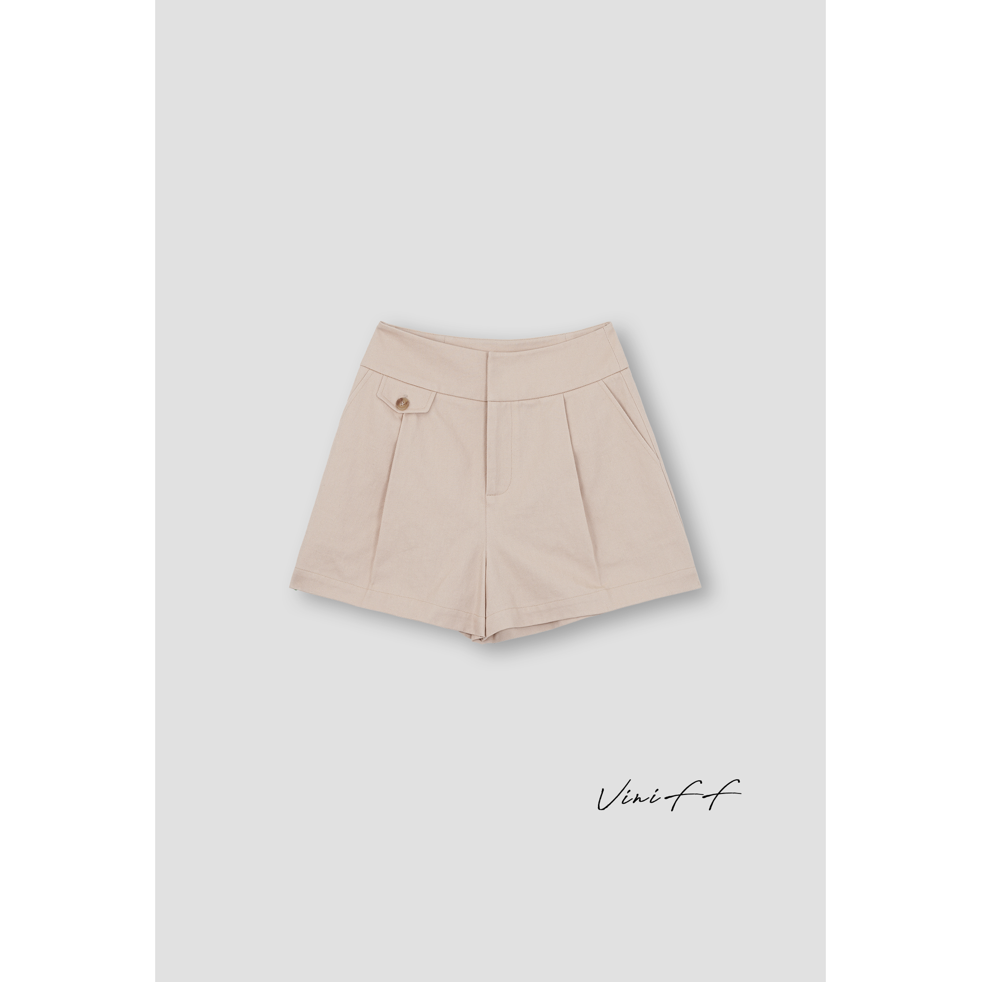 ViniFF薇妮｜2025S/S 早春新款 -时尚简约短裤WZ5CR001