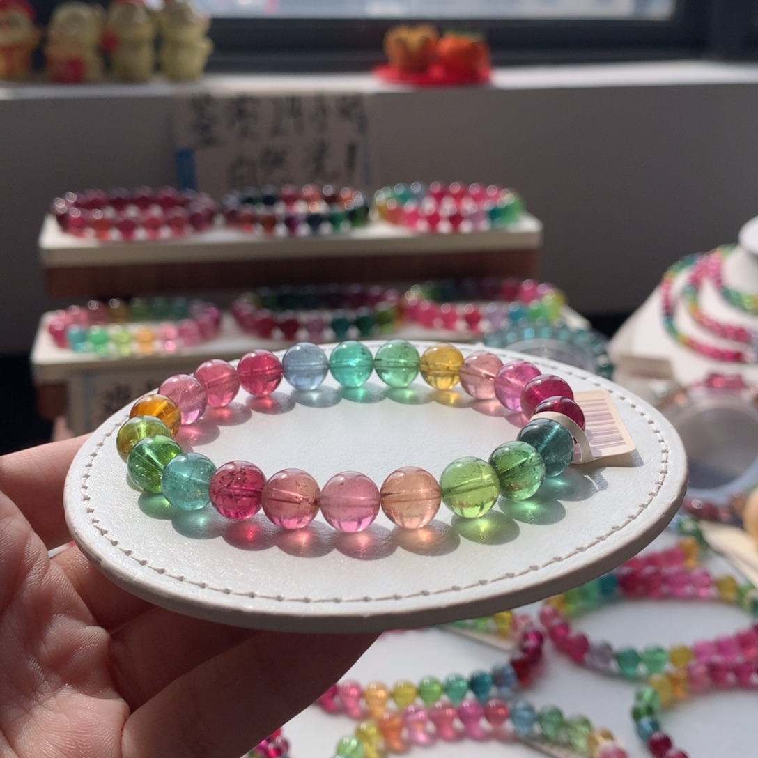 未镶嵌手链碧玺碧玺