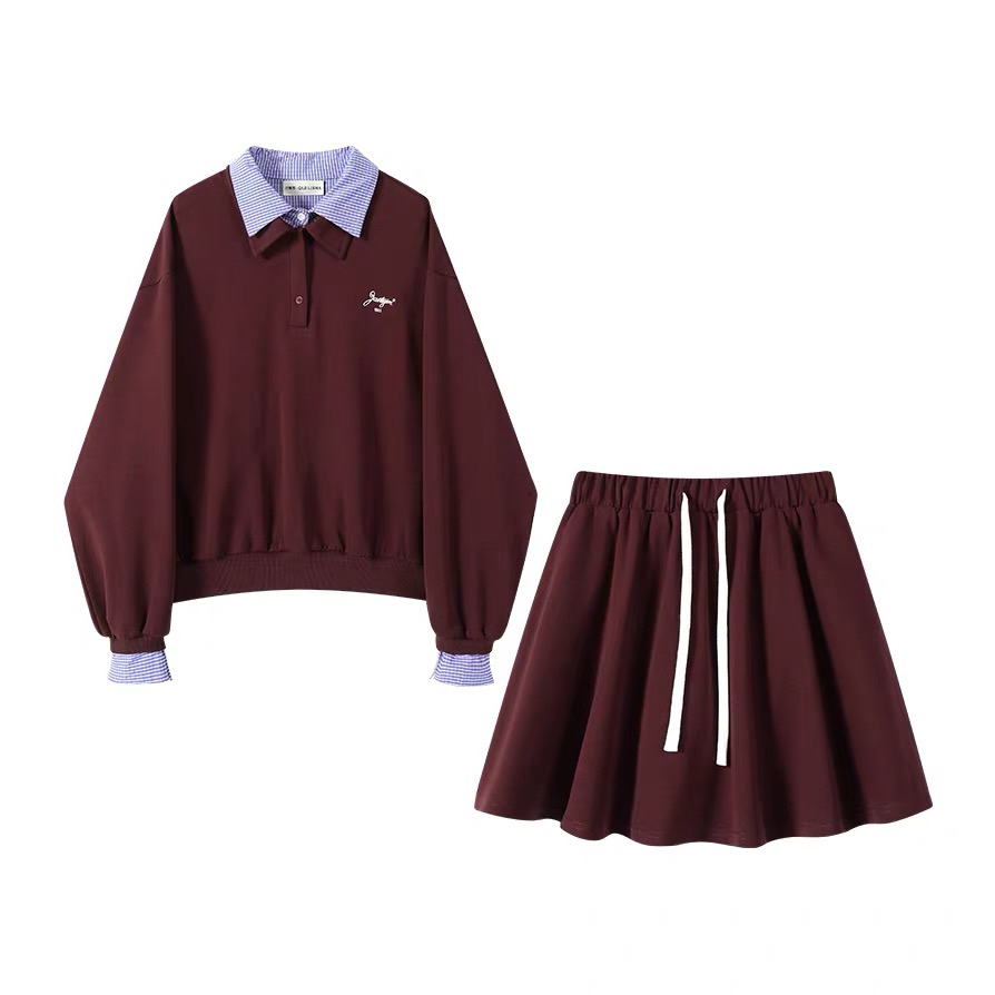 秋季新款洋气韩系穿搭休闲套装两件套2799