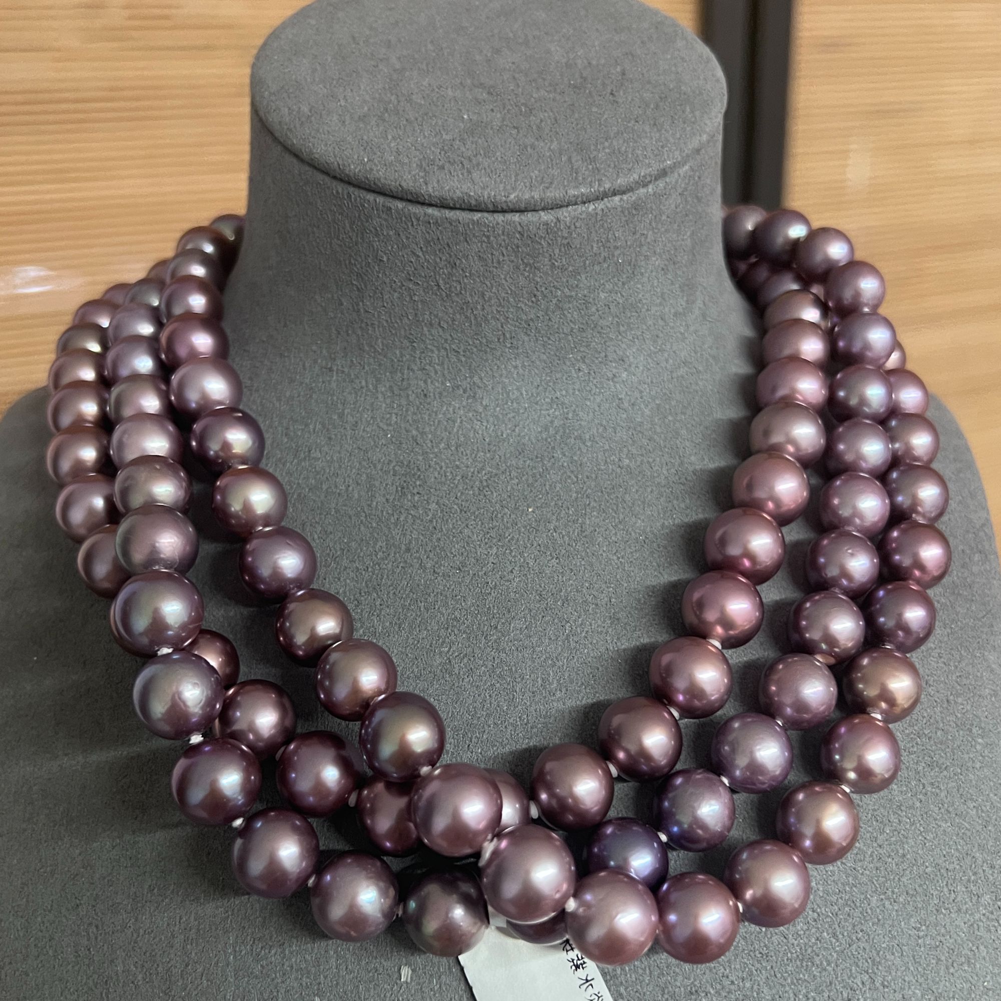 【妖孽紫】淡水紫珠项链（ 9-11mm）S925银 多样性发一 D080