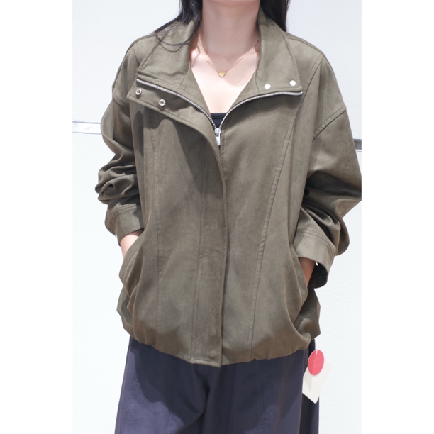 2025Q1015秋季春季立领宽松夹克秋装百搭基础短款