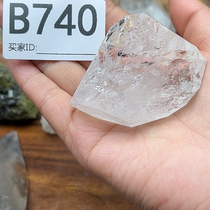 珠宝半成品未镶嵌水晶默认微瑕