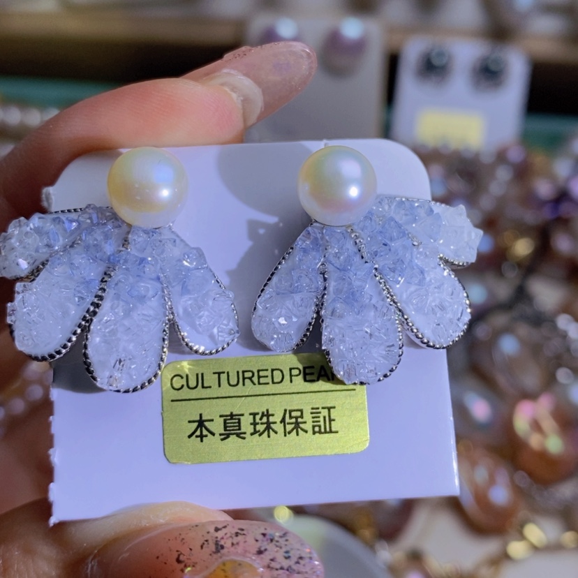 【闪购商品】淡水珍珠天然淡水珍珠合金