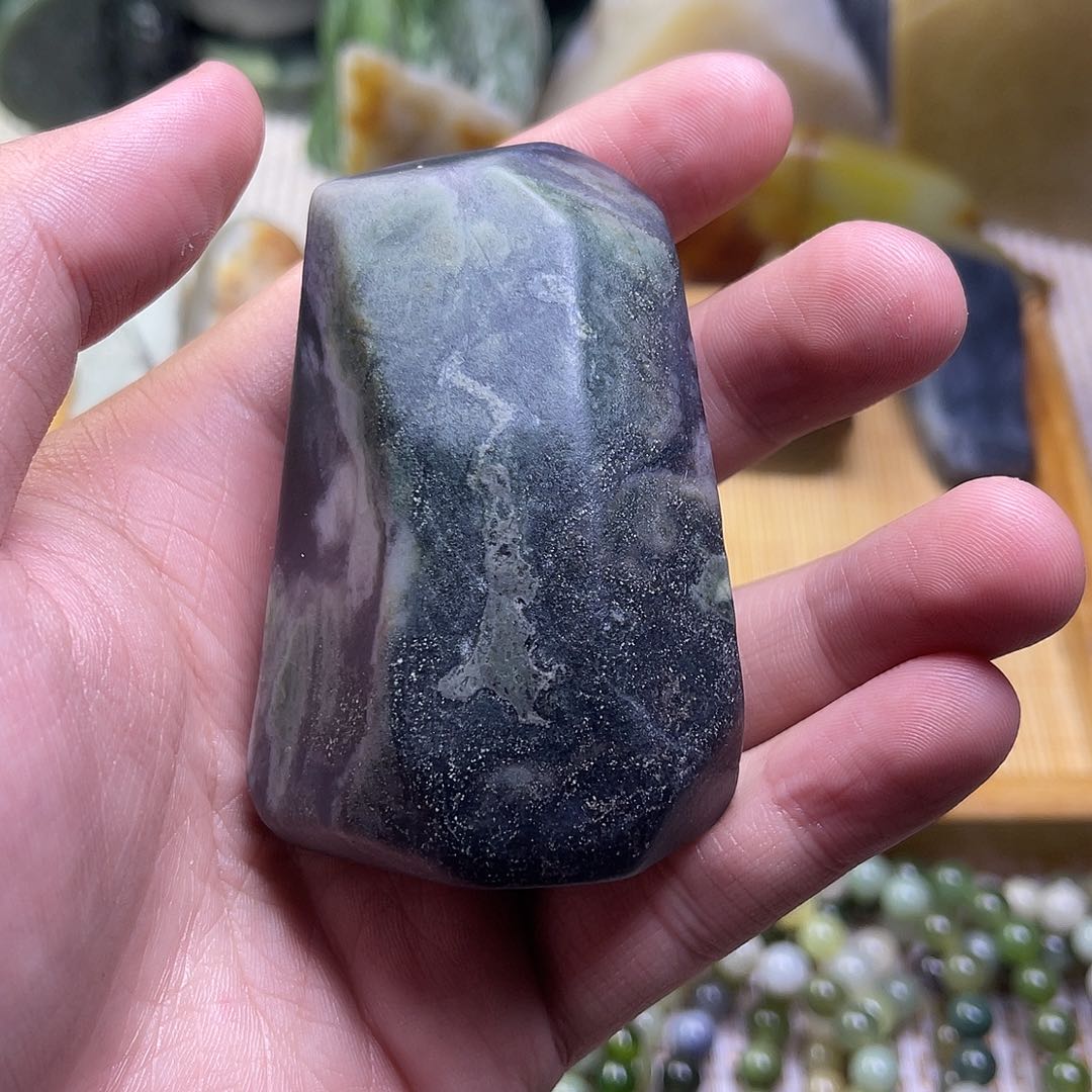 未镶嵌和田玉珠宝半成品金**闪