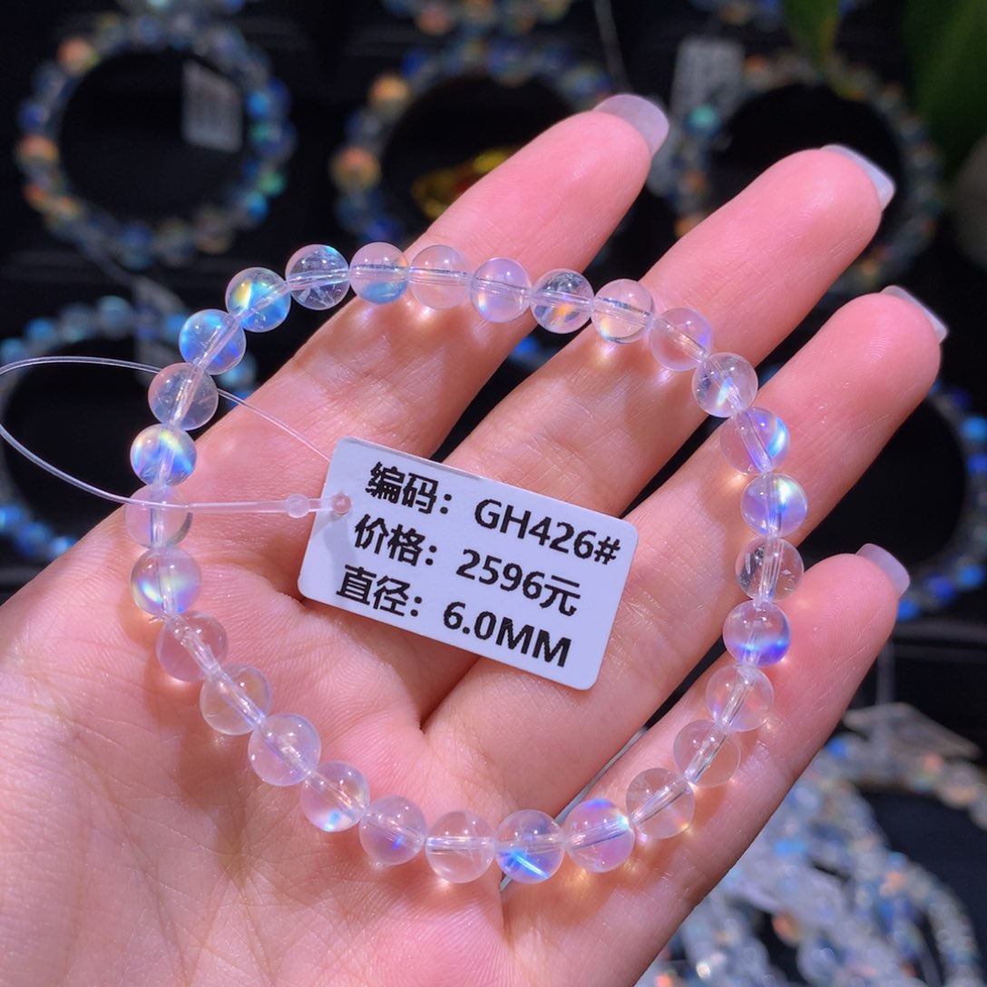 月光石手链未镶嵌一*GH426#6.0mm
