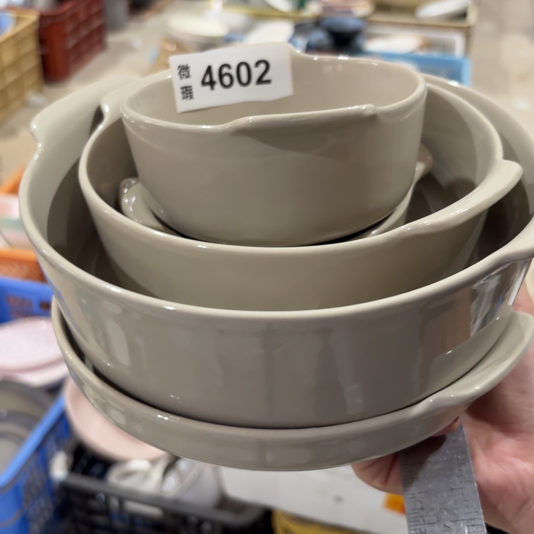 陶瓷4602 微瑕陶瓷餐具5个