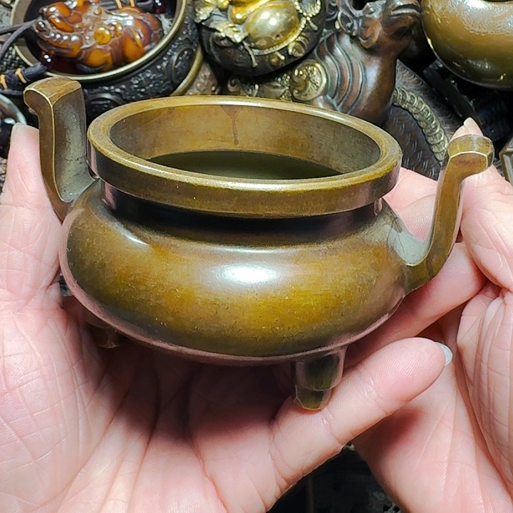 铜器摆件收收藏藏