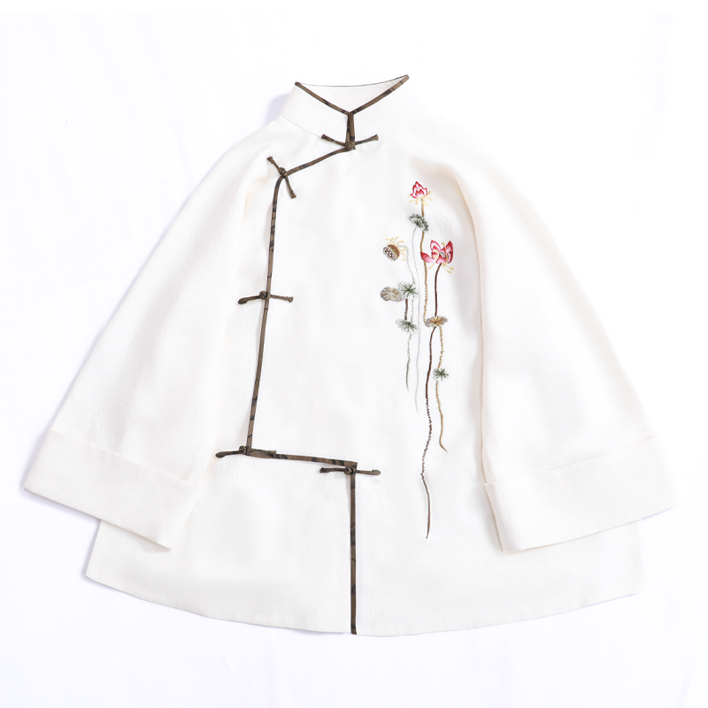 「琉音」丽古龙复古中国风手工原创设计春夏款日常百搭女装汉服上衣