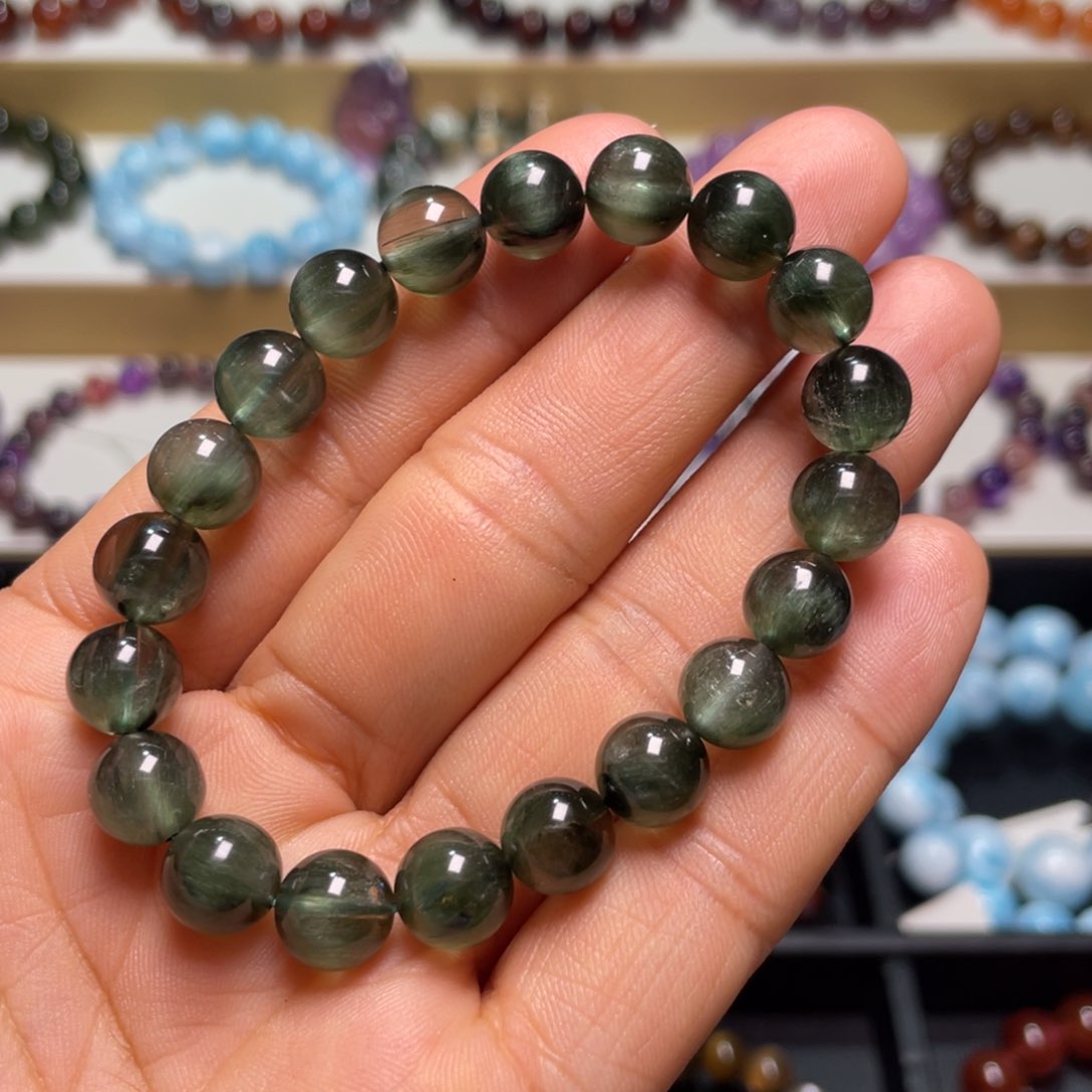 水晶手链未镶嵌绿发晶