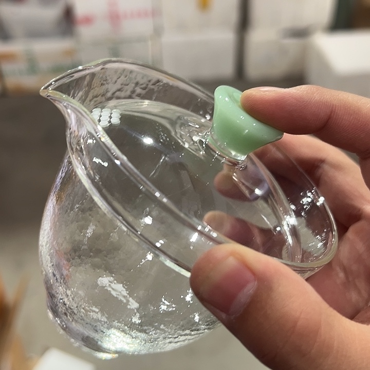 孤品 手抓盖碗  绿玉