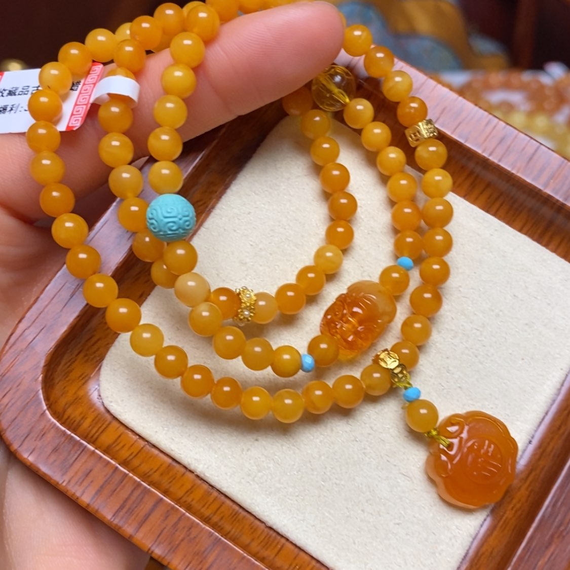 【闪购商品】蜜蜡手链未镶嵌手串