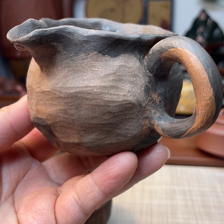 茶杯紫砂公道杯全手工制作