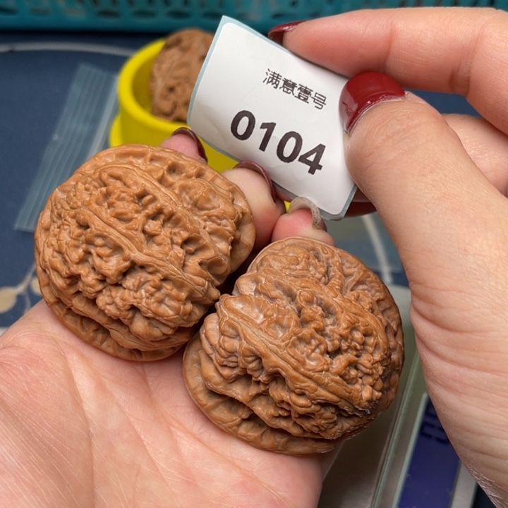 文玩核桃把件粗筋46