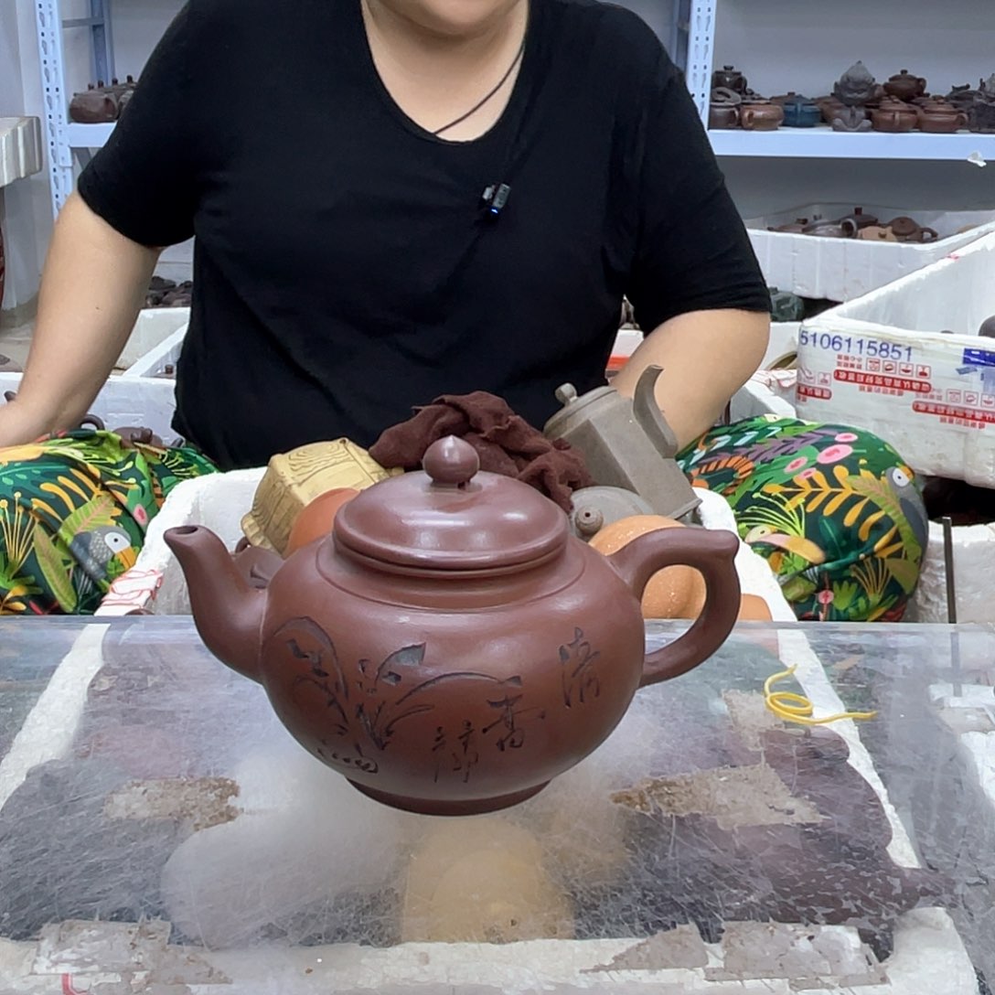 茶壶紫砂宜兴紫砂壶瑕疵