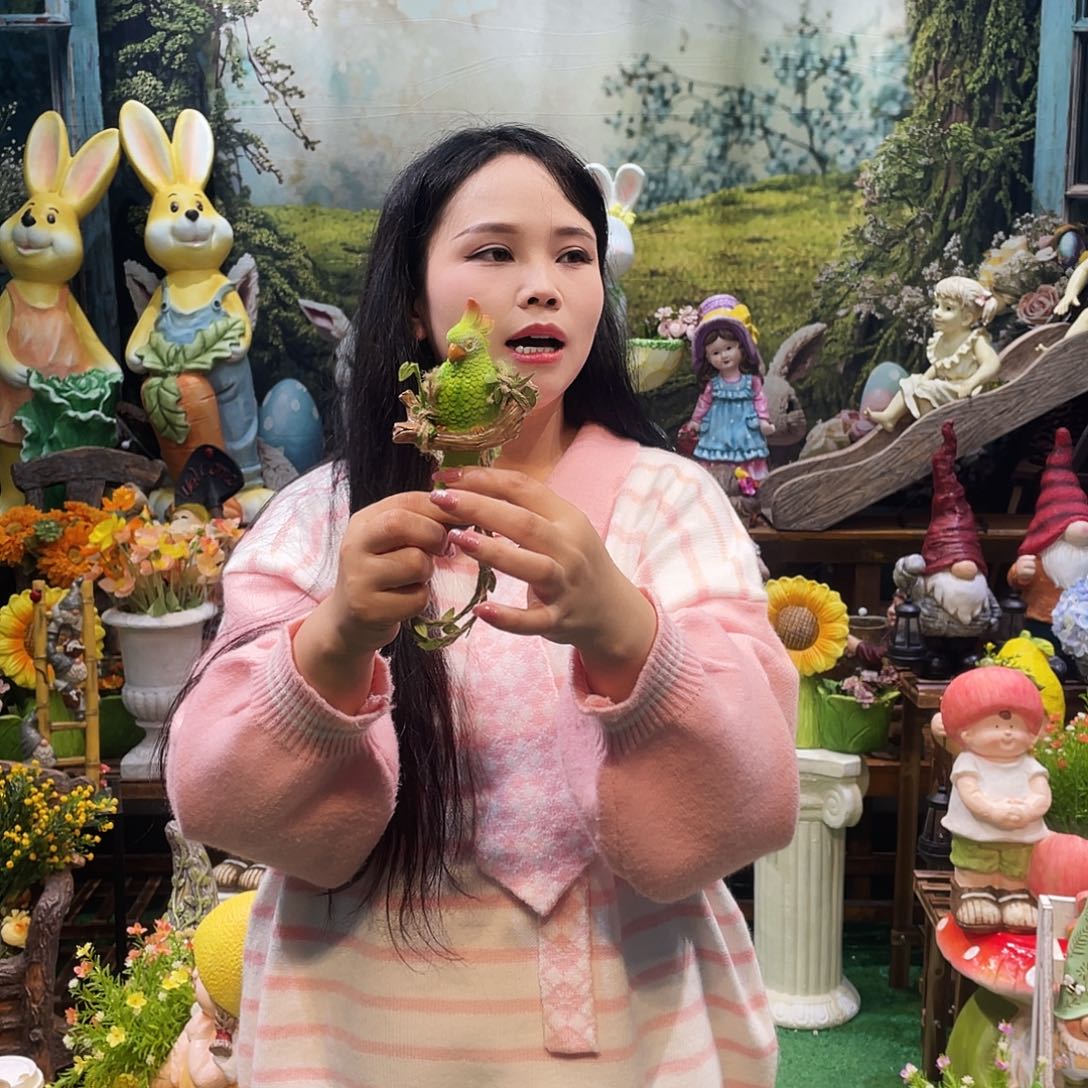 摆件花园摆件红红火火
