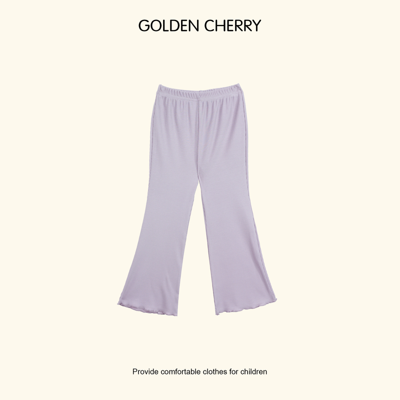 【金樱桃Golden cherry】小童多色莱赛尔洋气喇叭裤283128