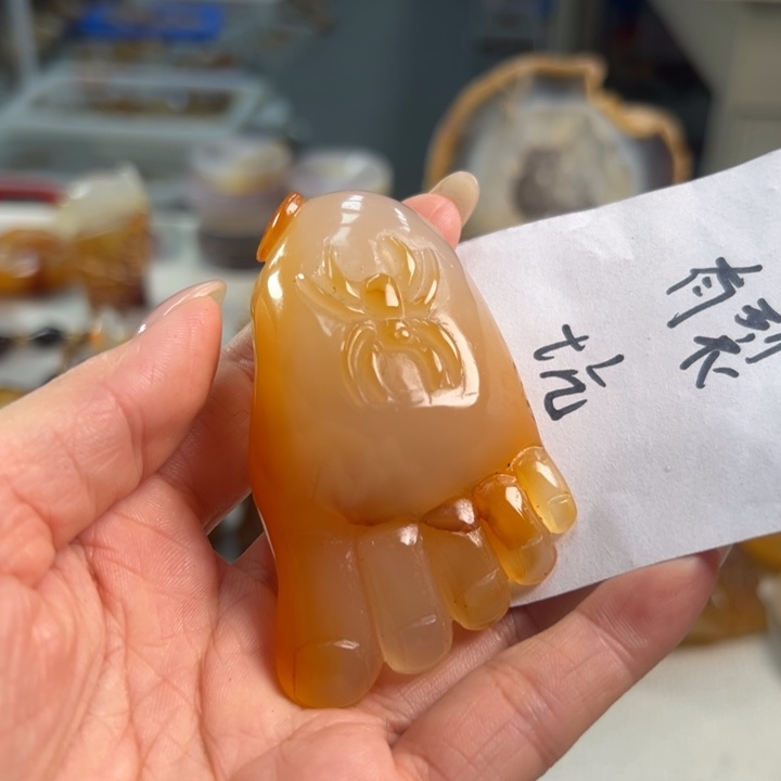 玛瑙/玉髓吊坠(不含链)未镶嵌