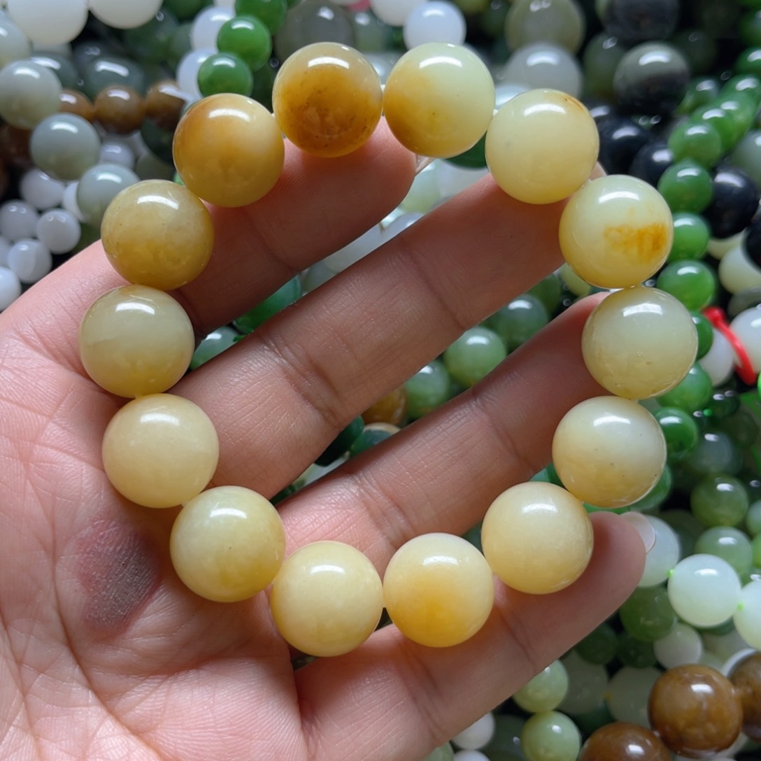 和田玉手链未镶嵌