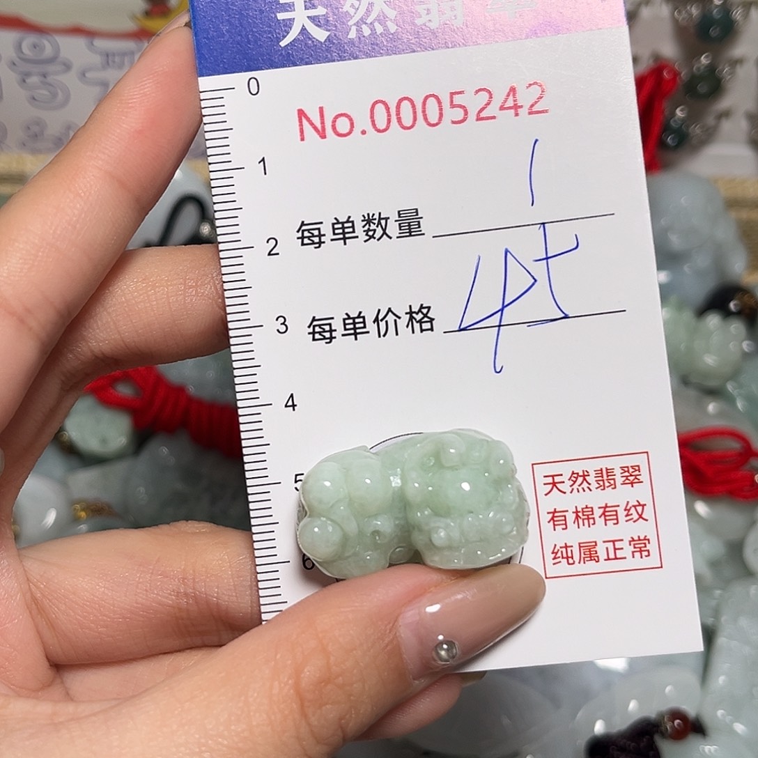 翡翠未镶嵌颈饰貔貅