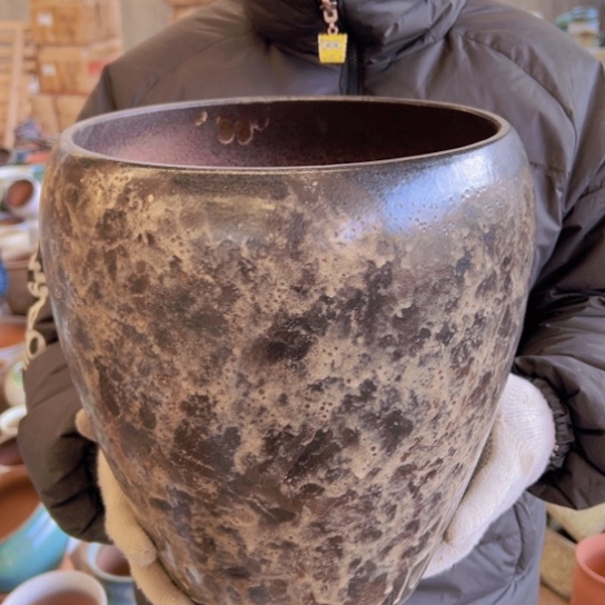 紫砂花盆高31口25————-