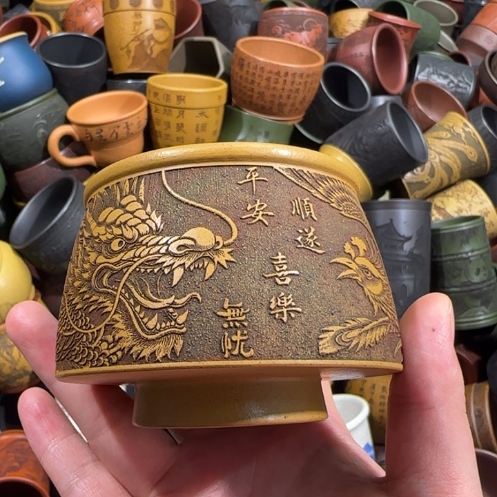 茶杯紫砂全手工紫砂