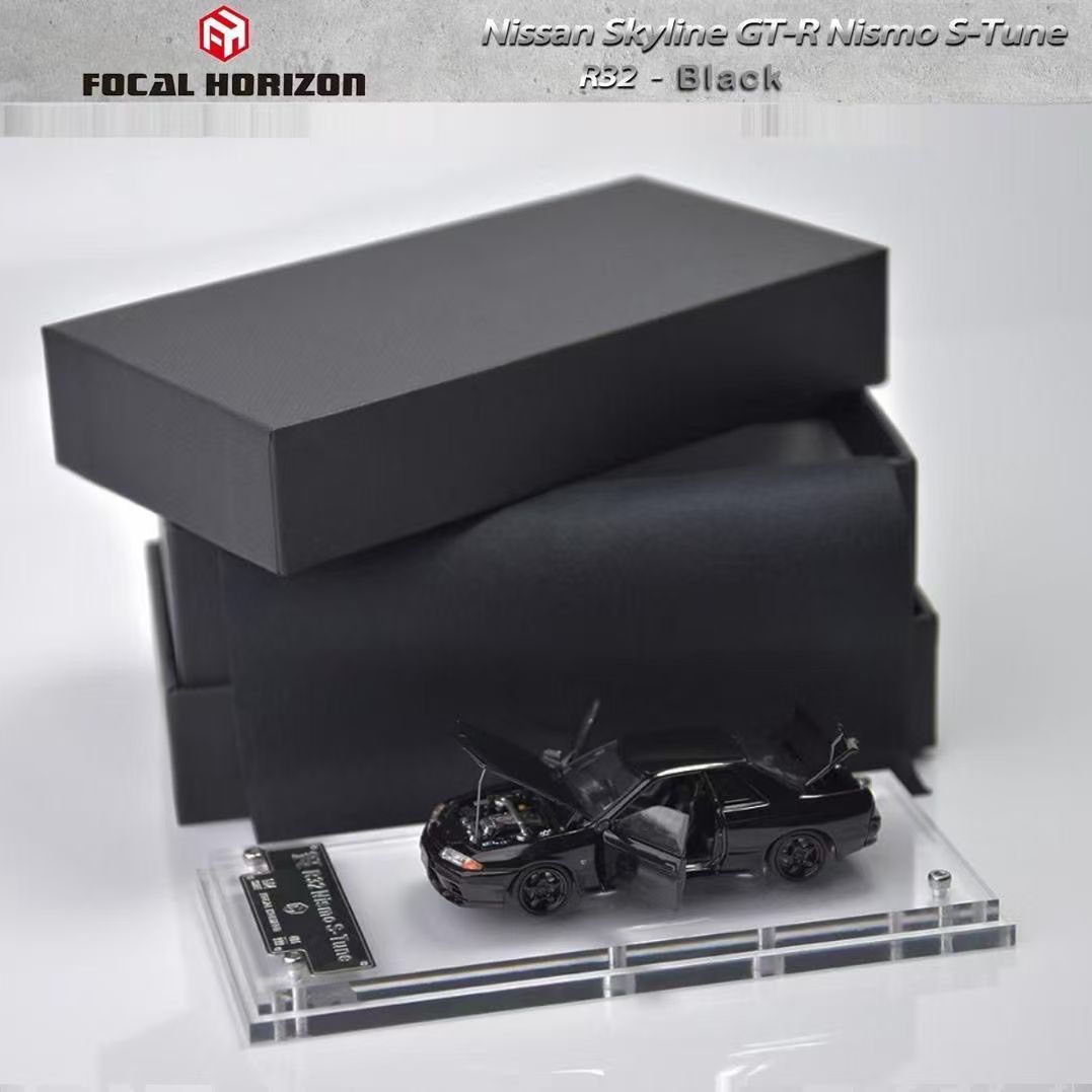 现货 FH 1:64 日产尼桑GT-R R32 S-Tune天际线 合金全开 汽车模型