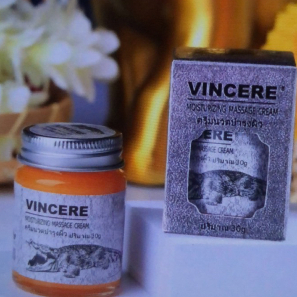VINCER泰国鳄鱼膏润肤按摩刮痧原装进口男女通用皮肤干裂