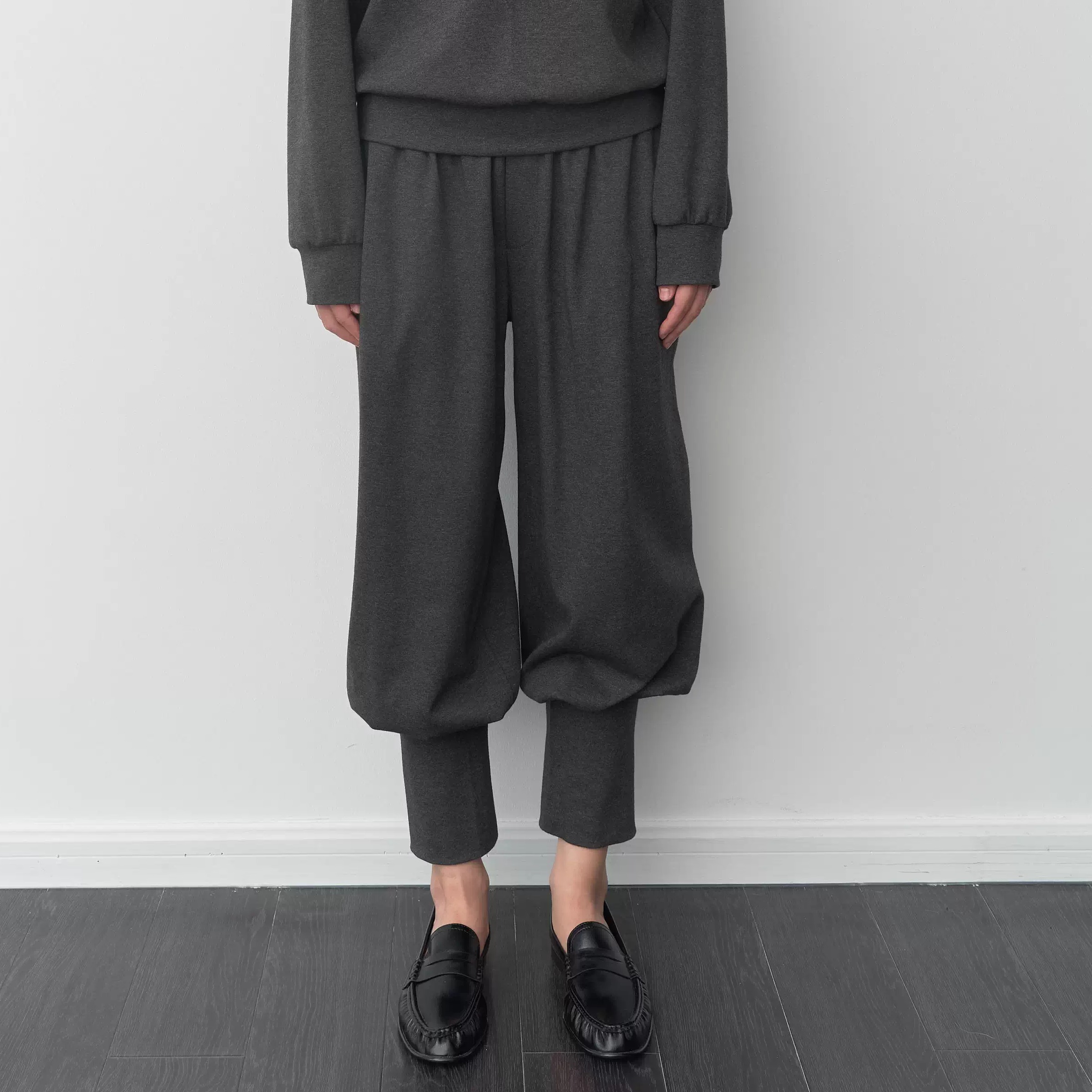 【TONGWANG】noundnound休闲百搭收脚卫裤女pina pants 25秋冬新款