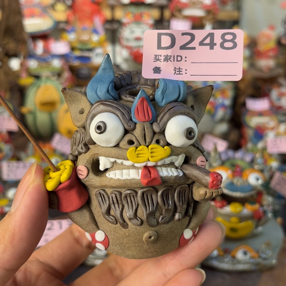 泥塑纯手工茶宠摆件