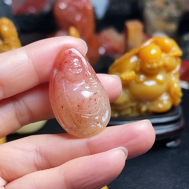 寿山石紫****升寿山桃花芙蓉