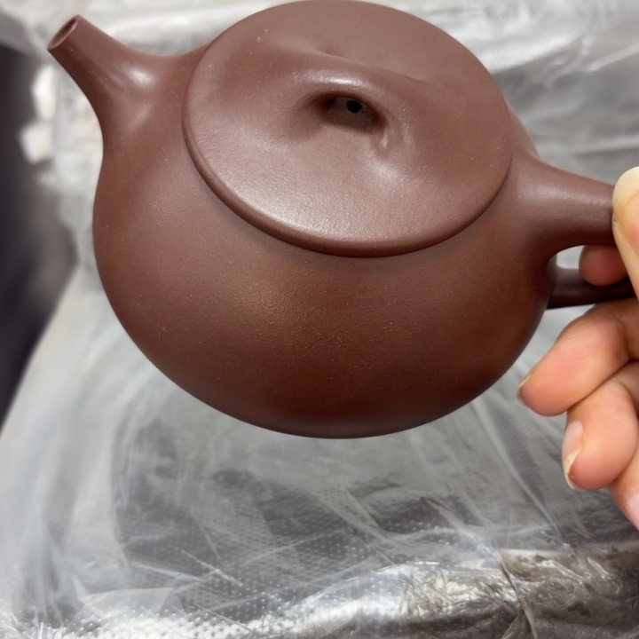 茶壶紫砂宜兴原矿老紫泥250