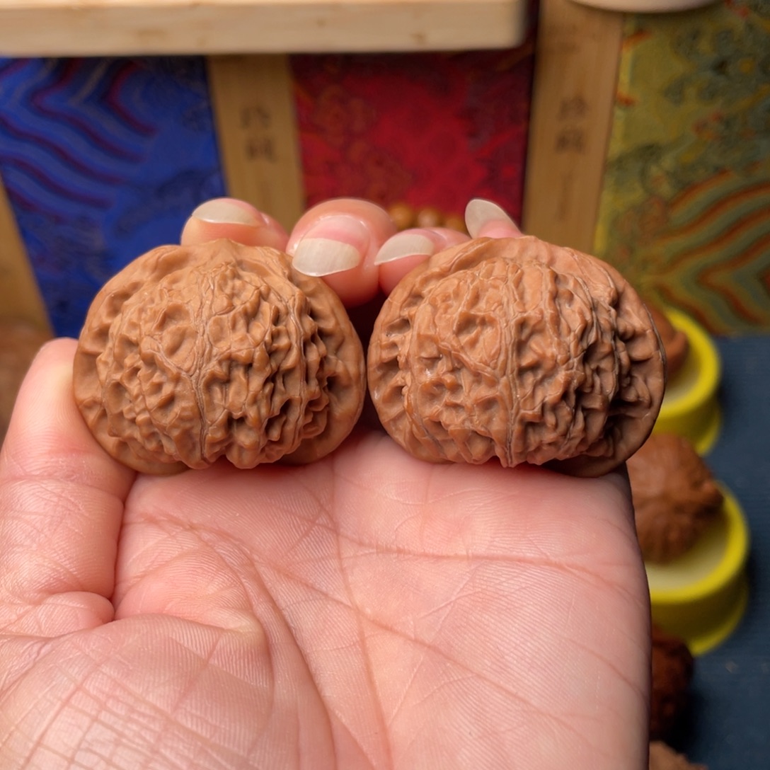 文玩核桃把件41+宫灯