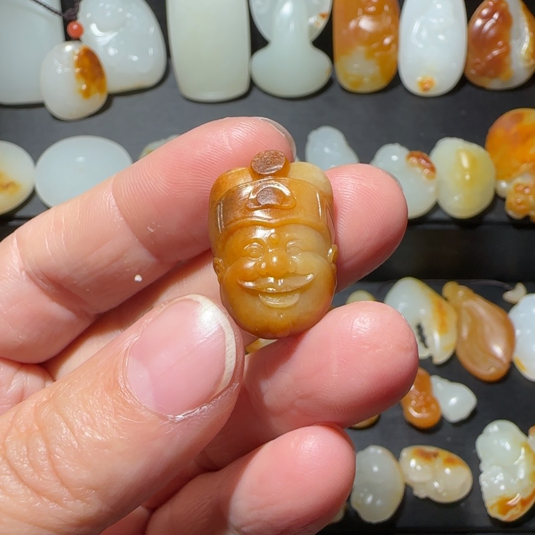 和田玉吊坠(不含链)未镶嵌t****l